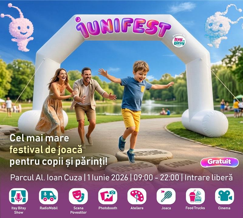 De 10 ani, copiii sarbatoresc cu parintii 1 Iunie – Zi libera nationala datorita Campaniei nationale realizata de Itsy Bitsy FM